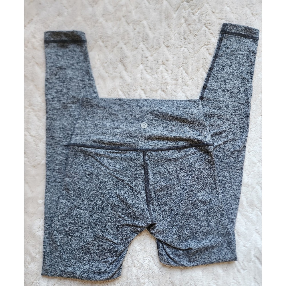 Lululemon Wunder Under High-Rise Tight Heathered Grey Size 4